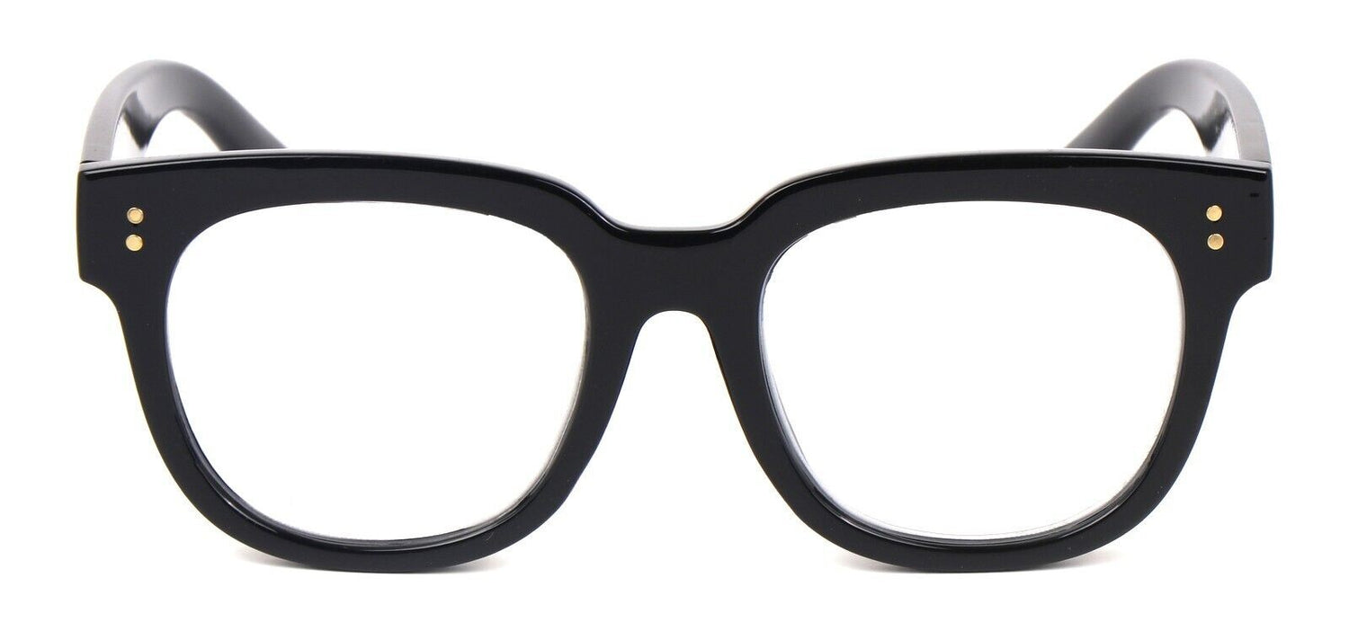 Fashion Oval Reading Glasses Anti Blue Light Retro Unisex Metal Hinges 2128