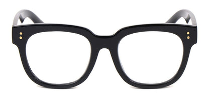 Fashion Oval Reading Glasses Anti Blue Light Retro Unisex Metal Hinges 2128