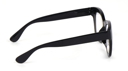 Oval Stylish Broad Framed Retro Reading Glasses Mens Womans Spring Hinges 2534