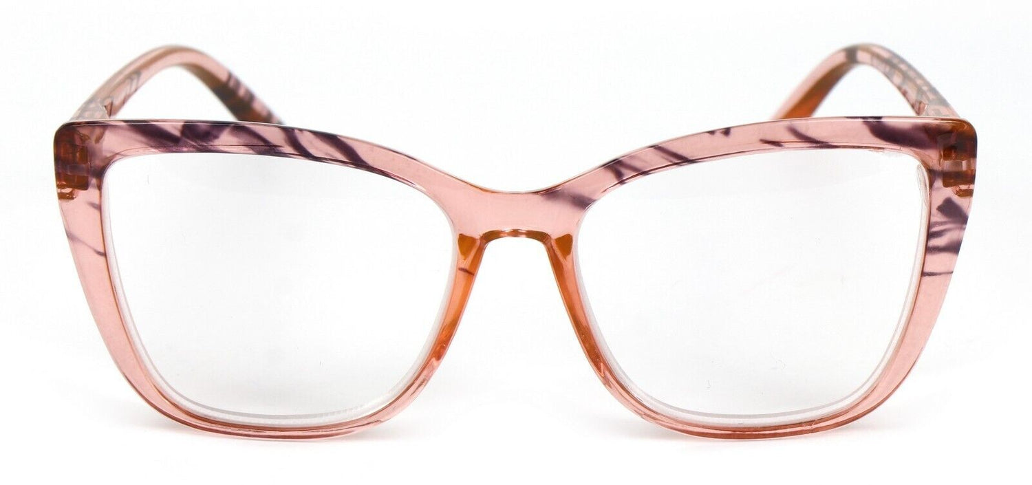 Cat Eye Funky Oversized Reading Glasses Woman with Spring Hinges 16 Colours DX88