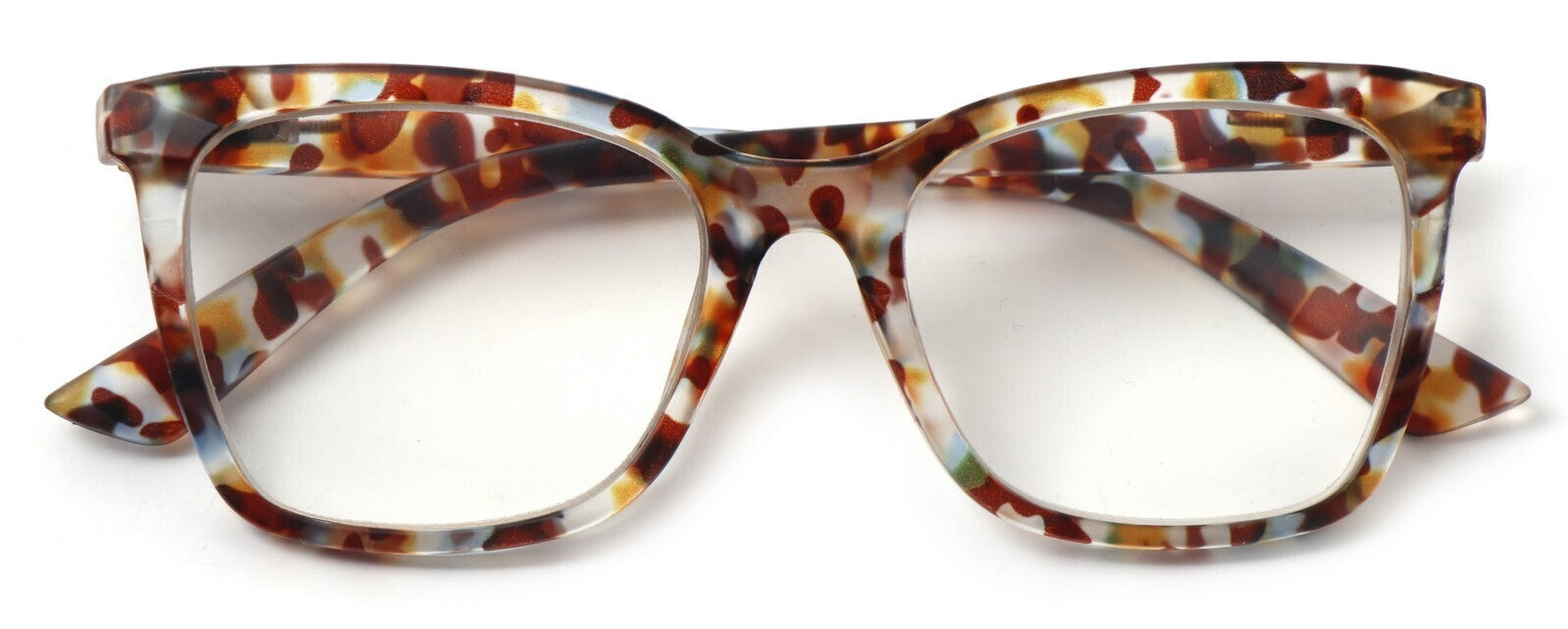 Colourful Oversized Retro Reading Glasses Unisex Spring Hinges 6 Colours 002