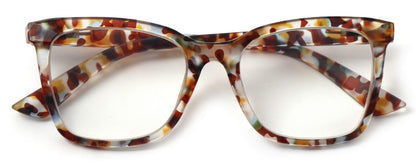 Colourful Oversized Retro Reading Glasses Unisex Spring Hinges 6 Colours 002