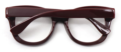 Oval Stylish Broad Framed Retro Reading Glasses Mens Womans Spring Hinges 2534