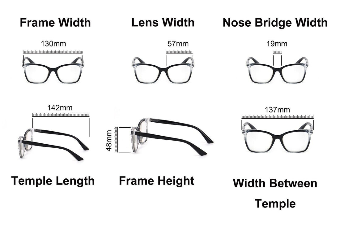Colourful Oversized Retro Reading Glasses Unisex Spring Hinges 6 Colours 002