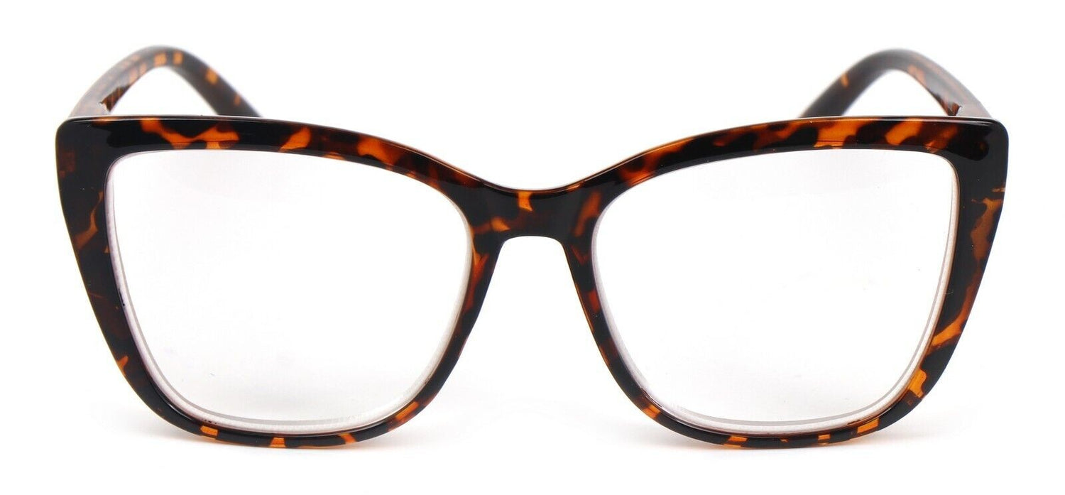 Cat Eye Funky Oversized Reading Glasses Woman with Spring Hinges 16 Colours DX88