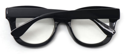 Oval Stylish Broad Framed Retro Reading Glasses Mens Womans Spring Hinges 2534
