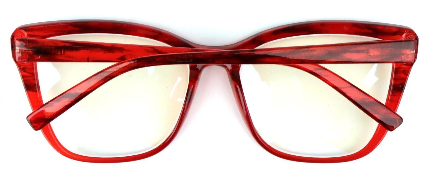 Cat Eye Funky Oversized Reading Glasses Woman with Spring Hinges 16 Colours DX88
