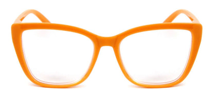 Cat Eye Funky Oversized Reading Glasses Woman with Spring Hinges 16 Colours DX88