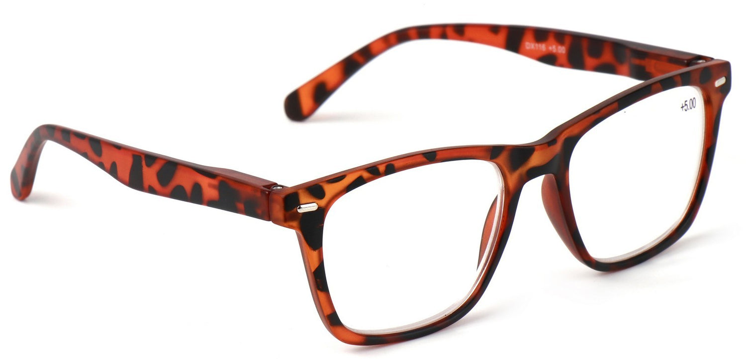 High Power Oval  Retro Reading Glasses Unisex+4.5+5.0+5.5+6.0+6.5+7.0 DX116