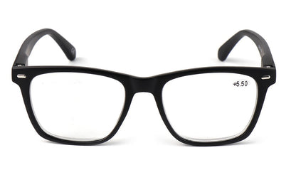 High Power Oval  Retro Reading Glasses Unisex+4.5+5.0+5.5+6.0+6.5+7.0 DX116