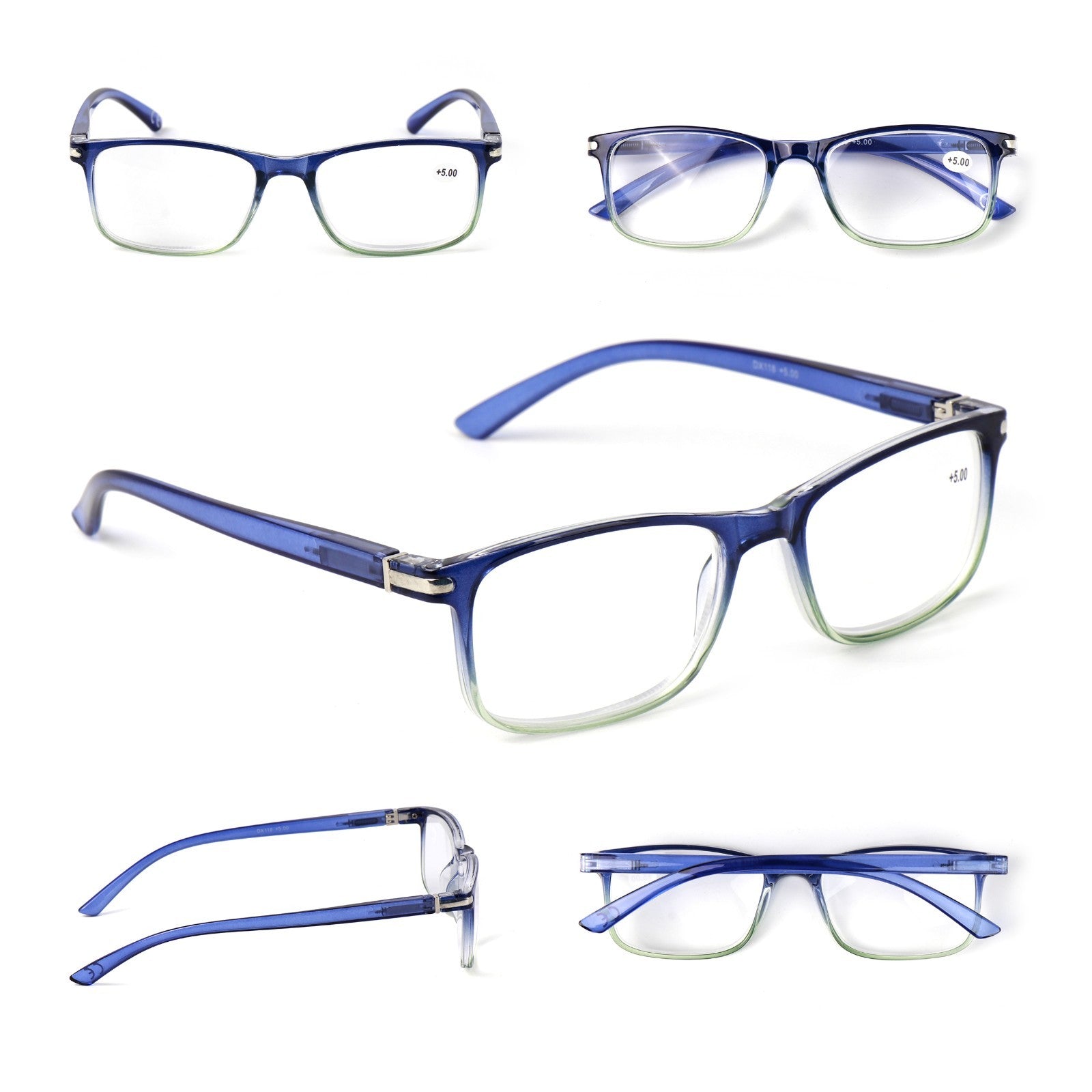 High Power Reading Glasses Unisex Strong Lens +4.5+5.0+5.5+6.0+6.5+7.0 DX118