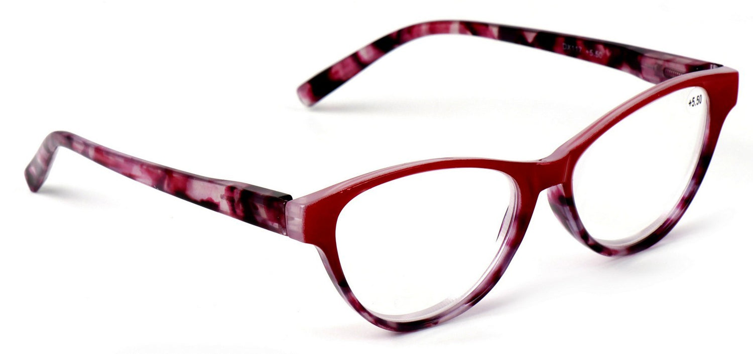 Very High Power Cat Eye Retro Reading Glasses +4.5+5.0+5.5+6.0+6.5+7.0 DX117