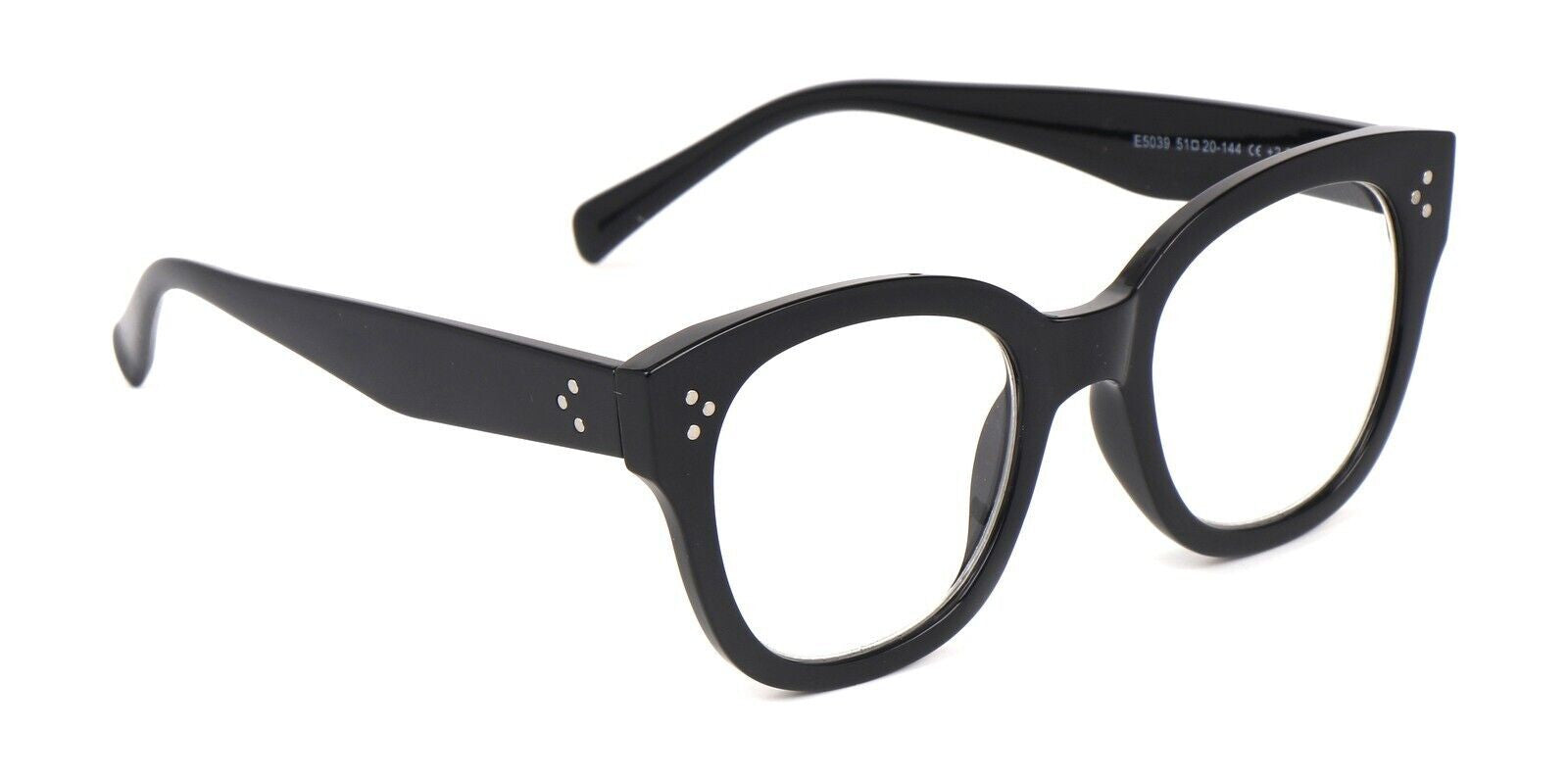 Stylish Oversized Retro Anti Blue Light Reading Glasses Unisex Metal Hinges 5037