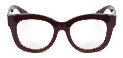 Oval Stylish Broad Framed Retro Reading Glasses Mens Womans Spring Hinges 2534