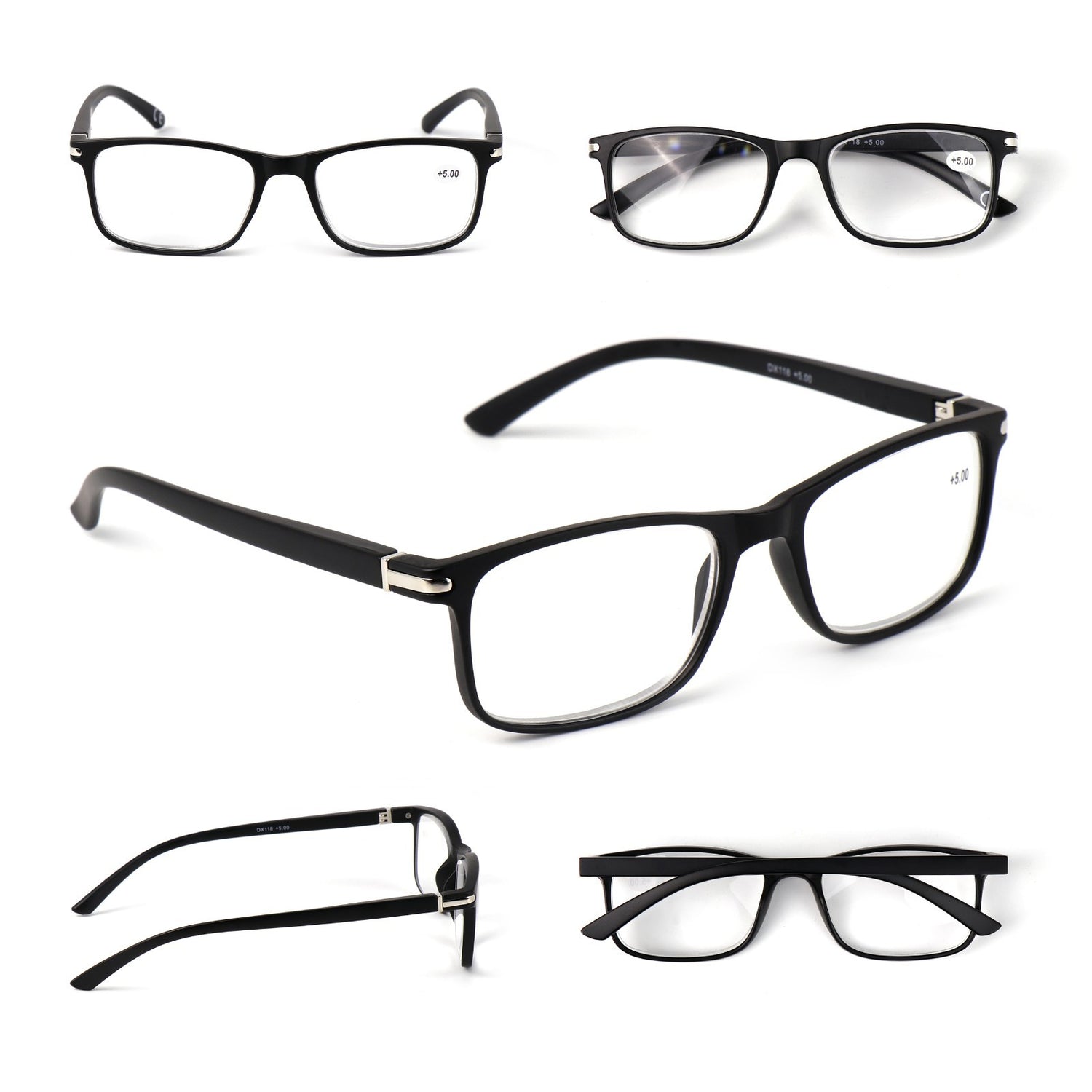 High Power Reading Glasses Unisex Strong Lens +4.5+5.0+5.5+6.0+6.5+7.0 DX118