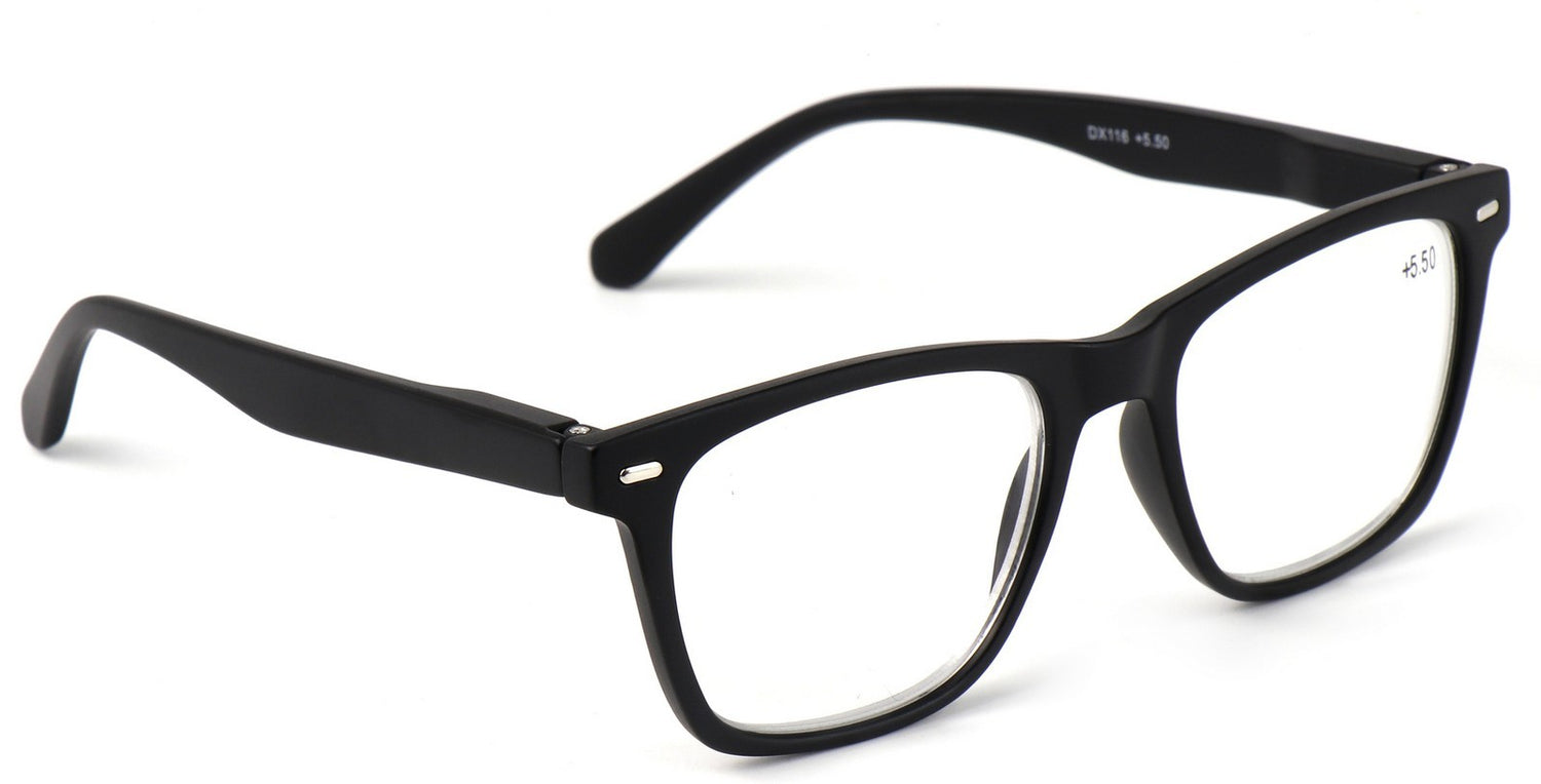 High Power Oval  Retro Reading Glasses Unisex+4.5+5.0+5.5+6.0+6.5+7.0 DX116