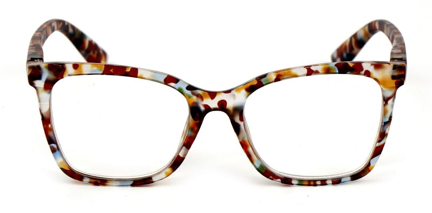 Colourful Oversized Retro Reading Glasses Unisex Spring Hinges 6 Colours 002