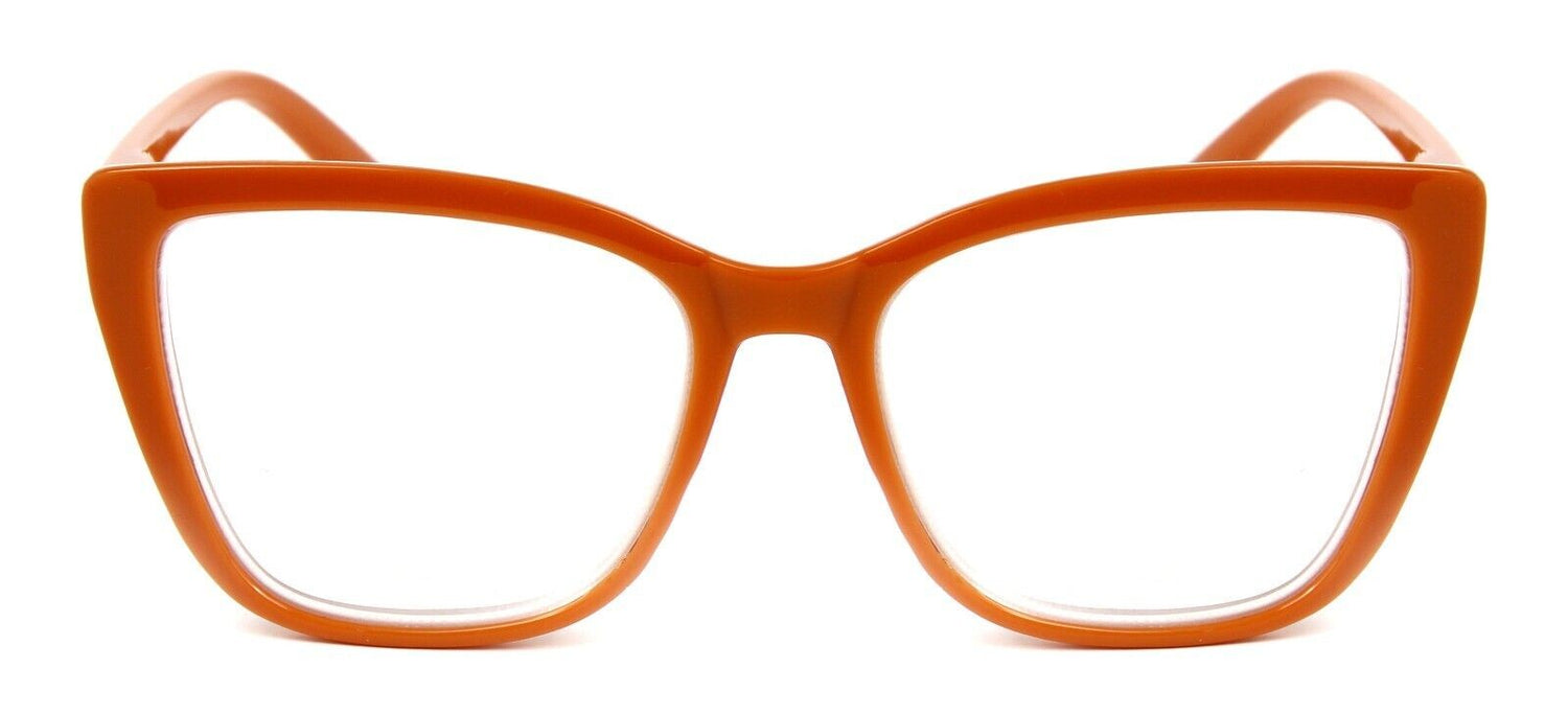 Cat Eye Funky Oversized Reading Glasses Woman with Spring Hinges 16 Colours DX88