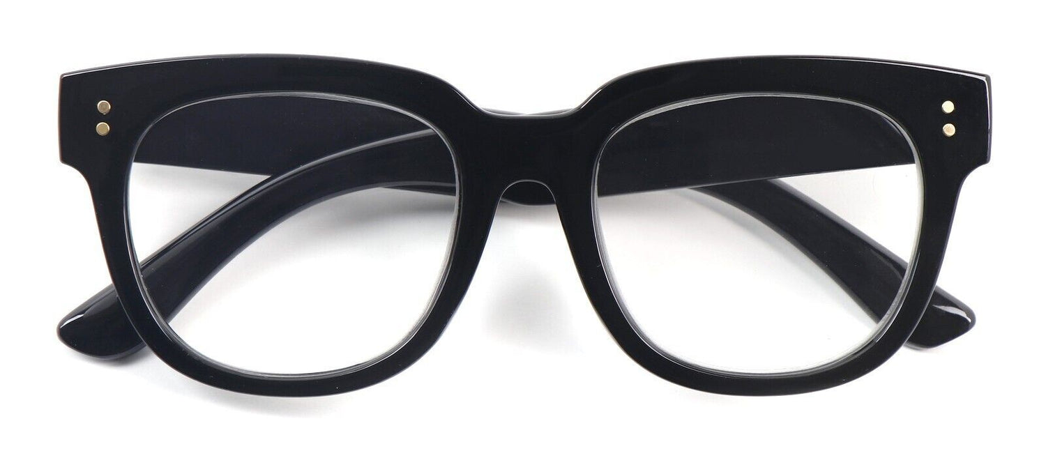 Fashion Oval Reading Glasses Anti Blue Light Retro Unisex Metal Hinges 2128