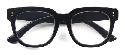 Fashion Oval Reading Glasses Anti Blue Light Retro Unisex Metal Hinges 2128