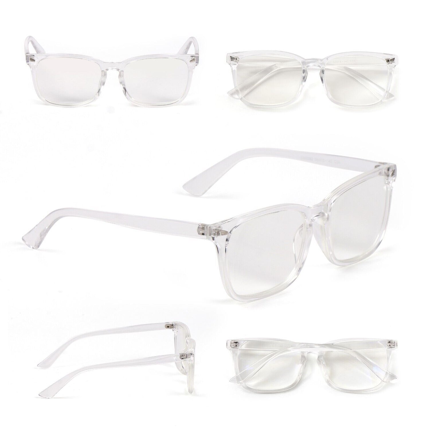 Stylish  Oversized Retro Fashion Reading Glasses Mens Womans Metal Hinges 5010