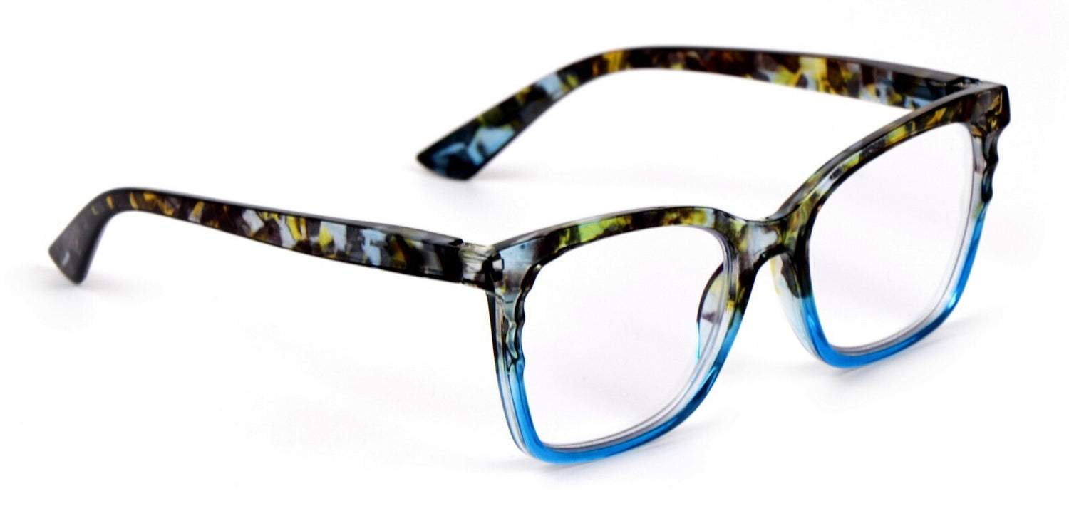 Colourful Oversized Retro Reading Glasses Unisex Spring Hinges 6 Colours 002