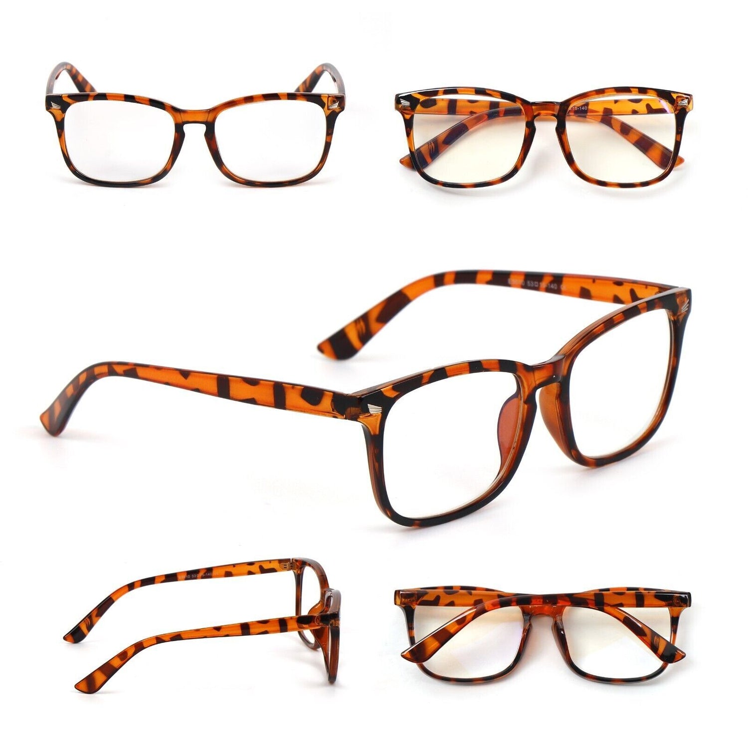 Stylish  Oversized Retro Fashion Reading Glasses Mens Womans Metal Hinges 5010