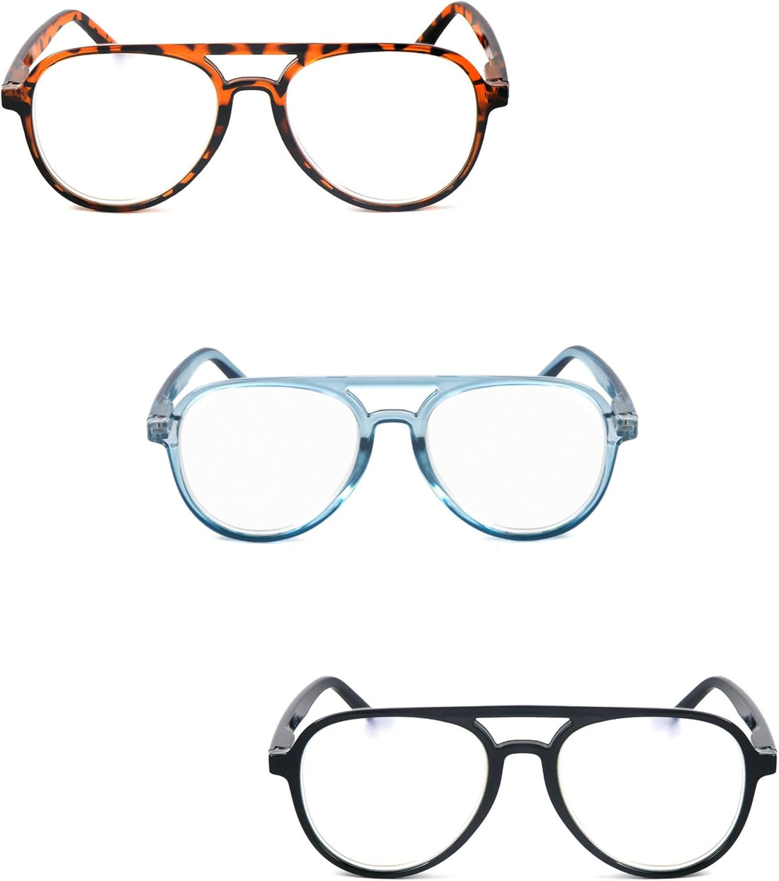 Classic Style Funky Reading Glasses Mens Womans with Metal Hinges DX100