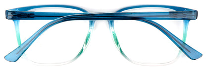 Stylish Retro Unisex Reading Glasses with Stainless Steel Rod Temples &amp; Stainless Steel Spring Hinges DX89