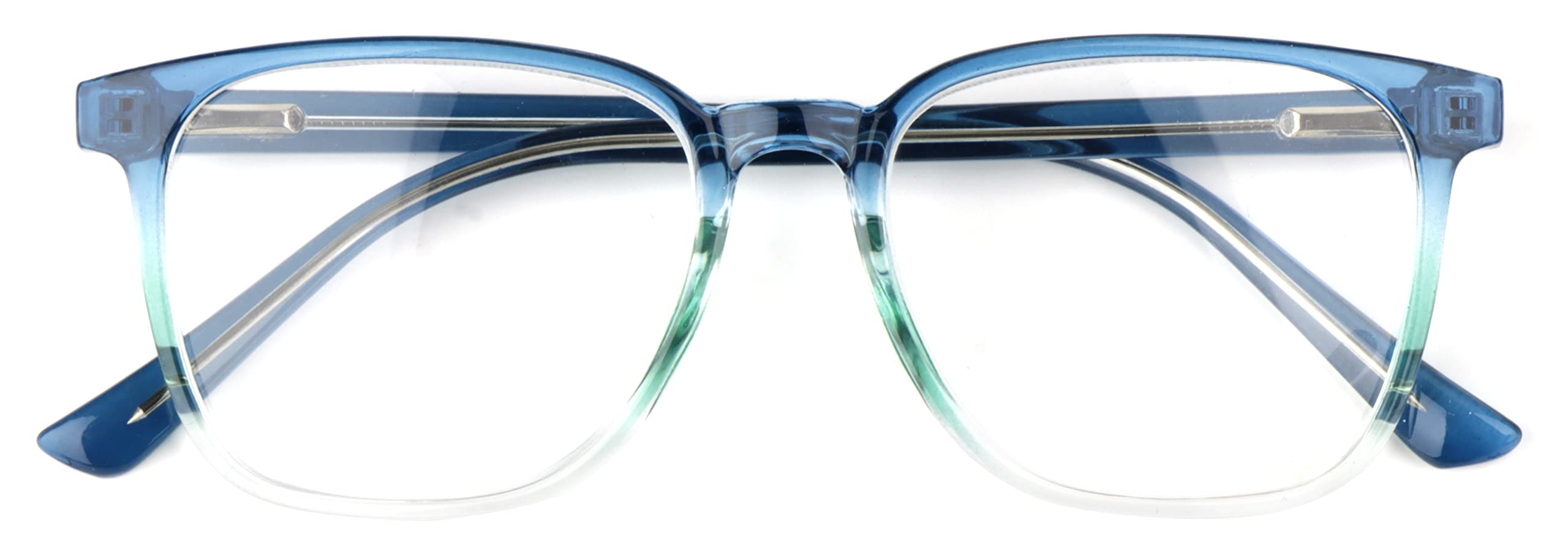 Stylish Retro Unisex Reading Glasses with Stainless Steel Rod Temples &amp; Stainless Steel Spring Hinges DX89