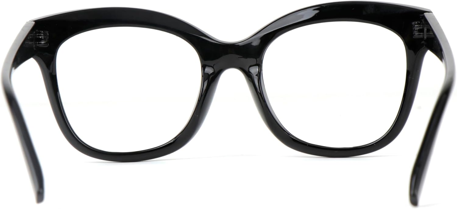 Cat Eye Funky Oversized Reading Glasses Womans Concave Frame in 4 Colours +1.0 +1.5 +2.0 +2.5 +3.0 +3.5 Stainless Steel Hinges Scratch Resistant Lenses DX97