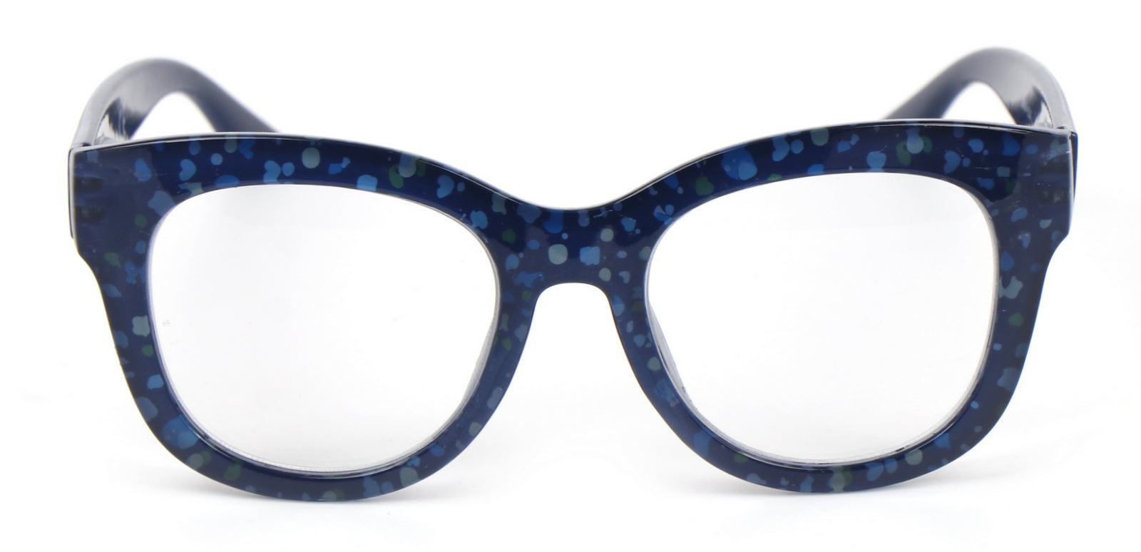 Oversized Retro Reading Glasses handmade Ladies Colourful Spring Hinges 59 x 53mm Large Frame DX99