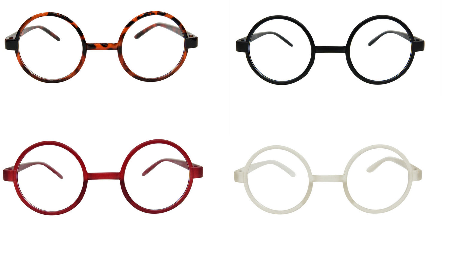 Round Frame Reading Glasses Classic Stylish Retro 5 Colours &amp; 11 strengths 8360