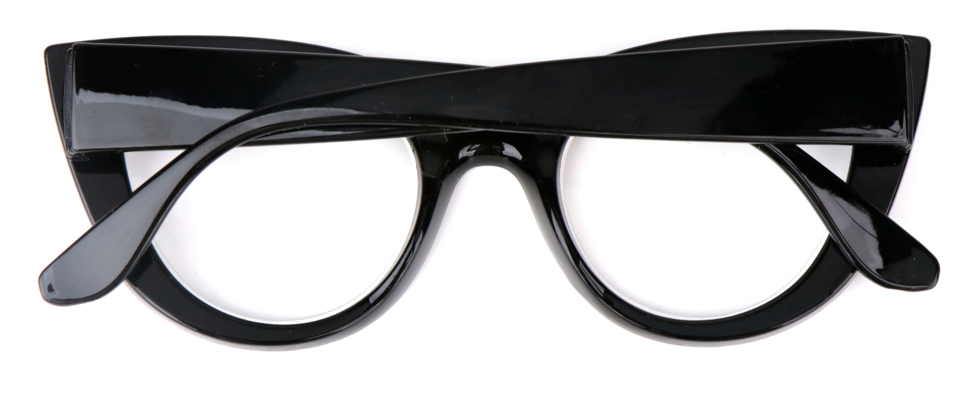 Fads &amp; Fashions Cat Eye Bold Funky Thick Framed Reading Glasses Woman&