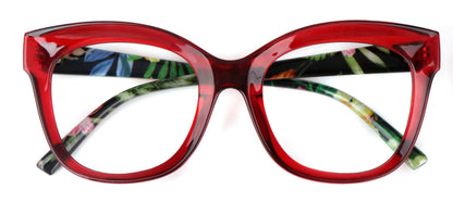 Cat Eye Funky Oversized Reading Glasses Womans Concave Frame in 4 Colours +1.0 +1.5 +2.0 +2.5 +3.0 +3.5 Stainless Steel Hinges Scratch Resistant Lenses DX97