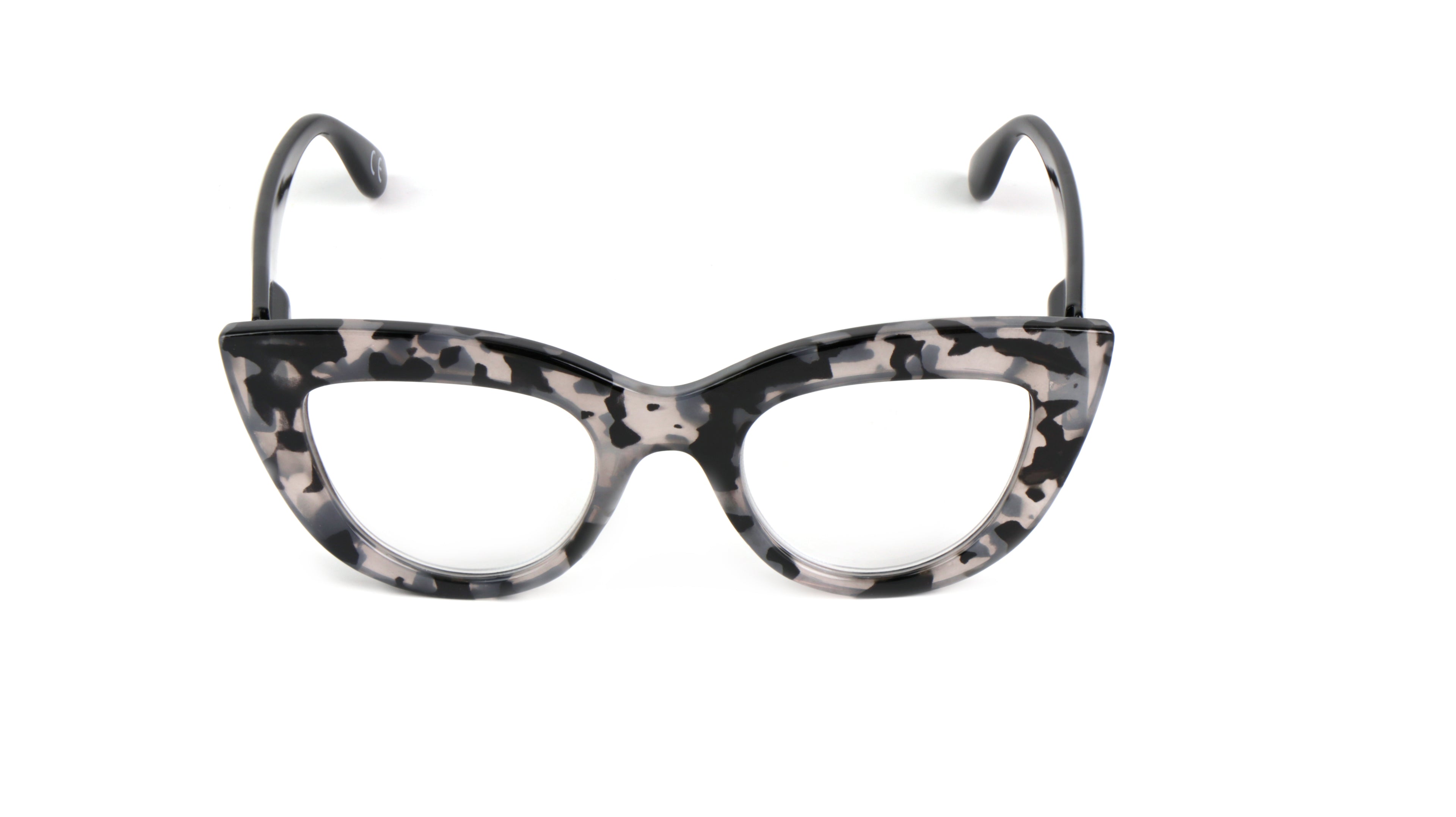 Fads &amp; Fashions Cat Eye Bold Funky Thick Framed Reading Glasses Woman&