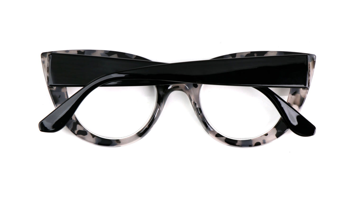 Fads &amp; Fashions Cat Eye Bold Funky Thick Framed Reading Glasses Woman&