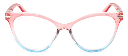 Cat Eye Reading Glasses Stylish Retro Womans Spring Hinges Lightweight Ready Readers Clear Vision 1.0+ 1.5+ 2.0+ 2.5+ 3.0+ 3.5+ 4.0+ DX82