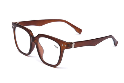 Reading Glasses Retro Oversized Bling Geek Nerd Big Frame Mens Womans  TN08
