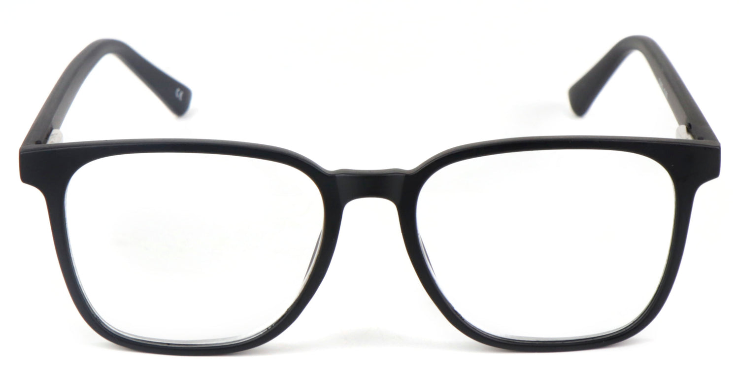 Stylish Retro Unisex Reading Glasses with Stainless Steel Rod Temples &amp; Stainless Steel Spring Hinges DX89