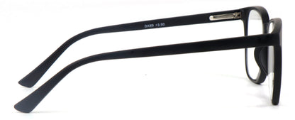 Stylish Retro Unisex Reading Glasses with Stainless Steel Rod Temples &amp; Stainless Steel Spring Hinges DX89