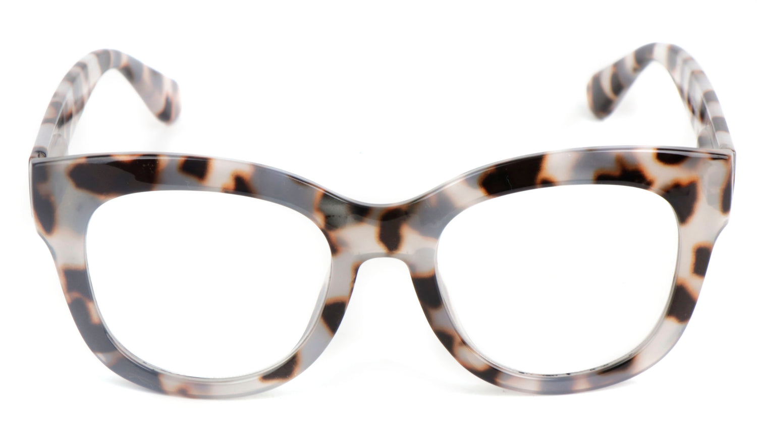 Bold Oval Fashion Retro Unisex Reading Glasses with Spring Hinges DX86