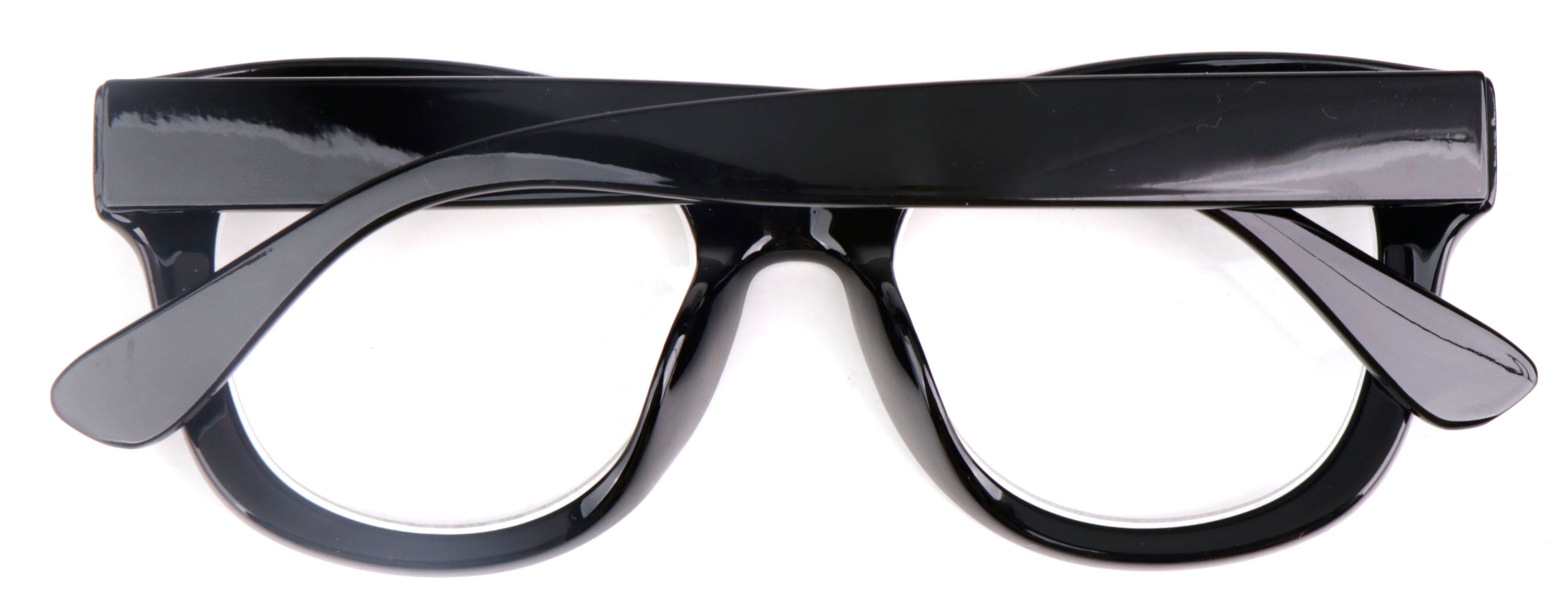 Bold Oval Fashion Retro Unisex Reading Glasses with Spring Hinges DX86