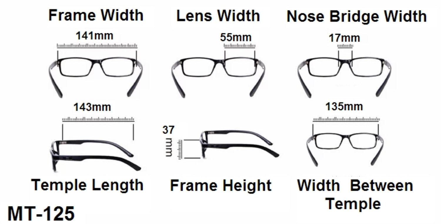 NEW ARRIVAL Retro Fashion Unisex Reading Glasses Superlite in 5 Colours  MT125