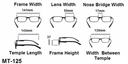 NEW ARRIVAL Retro Fashion Unisex Reading Glasses Superlite in 5 Colours  MT125