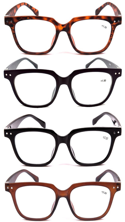 Reading Glasses Retro Oversized Bling Geek Nerd Big Frame Mens Womans  TN08