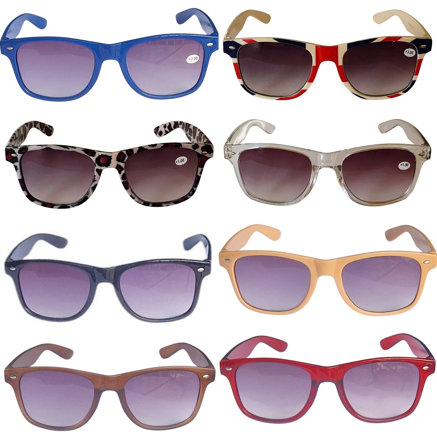 Fashion Sun Readers &amp; Photochromic Reading Glasses Classic  10 Colours TN49SR