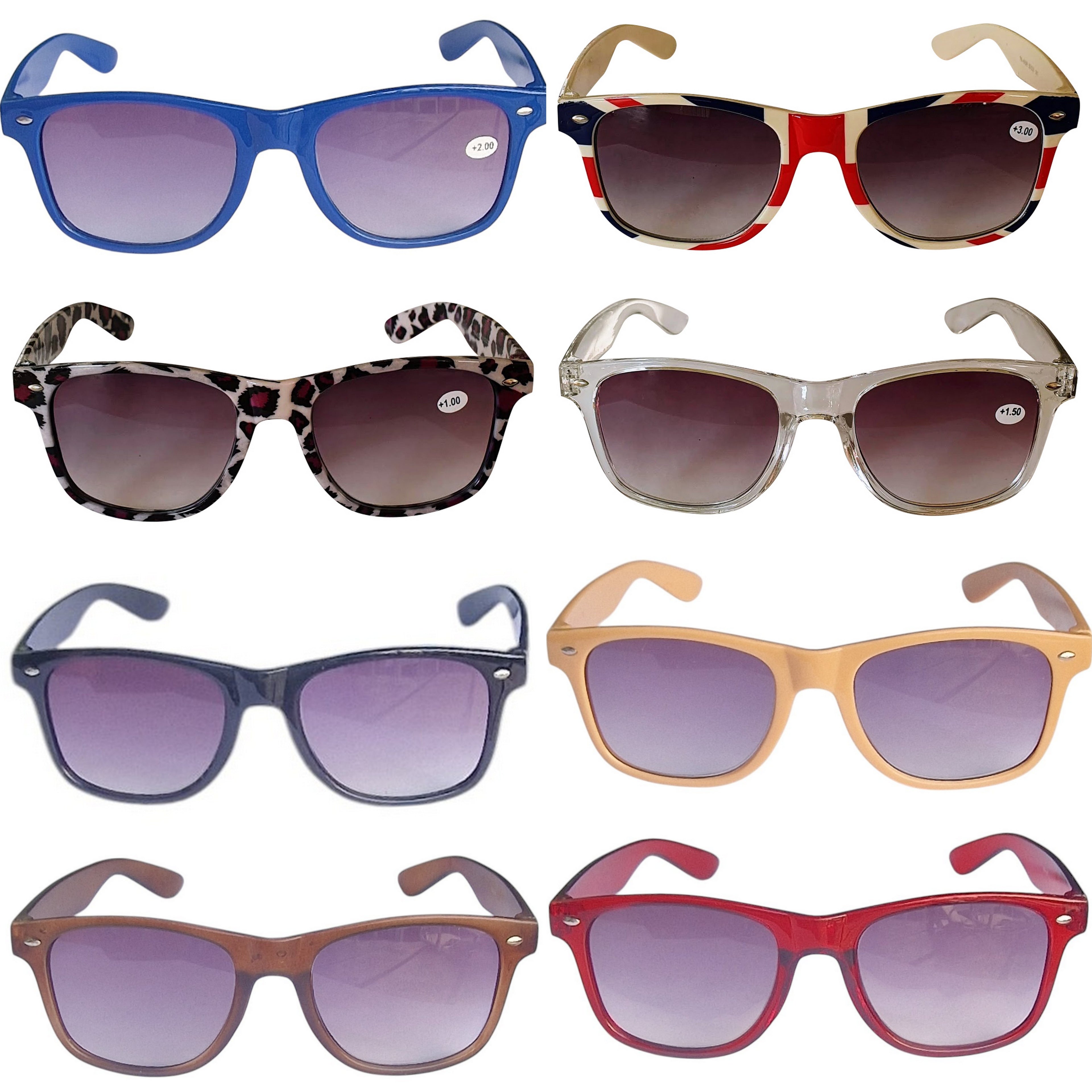 Fashion Sun Readers &amp; Photochromic Reading Glasses Classic  10 Colours TN49SR