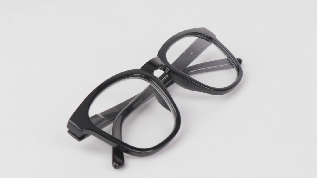 Geek/Nerd Large Retro Reading Glasses Unisex with Spring Hinges 3 Colours DX93