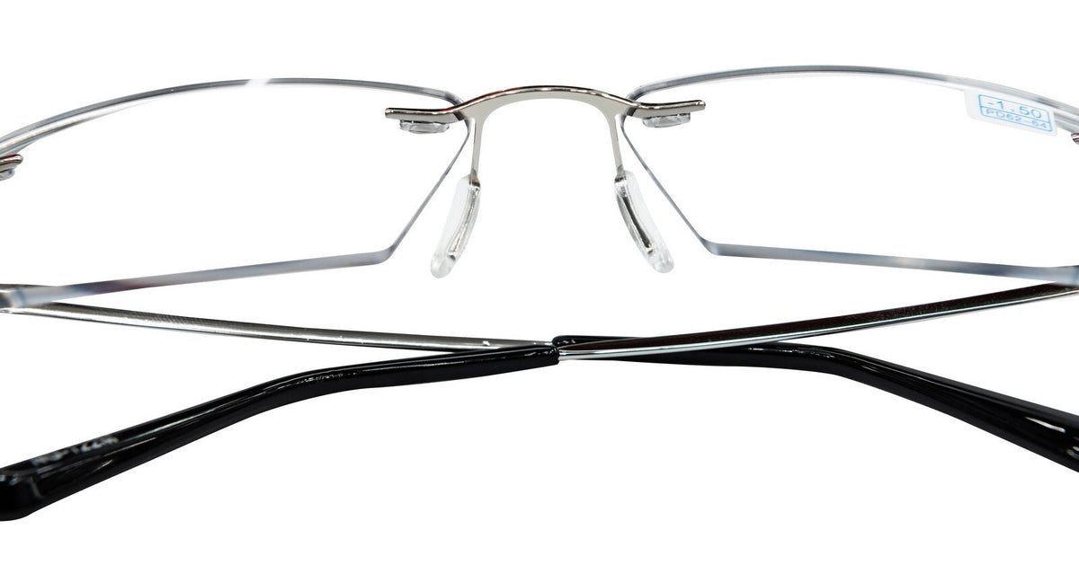 Photochromic Transition Rimless Myopia Sun Correction Glasses Mens Womans NG122P